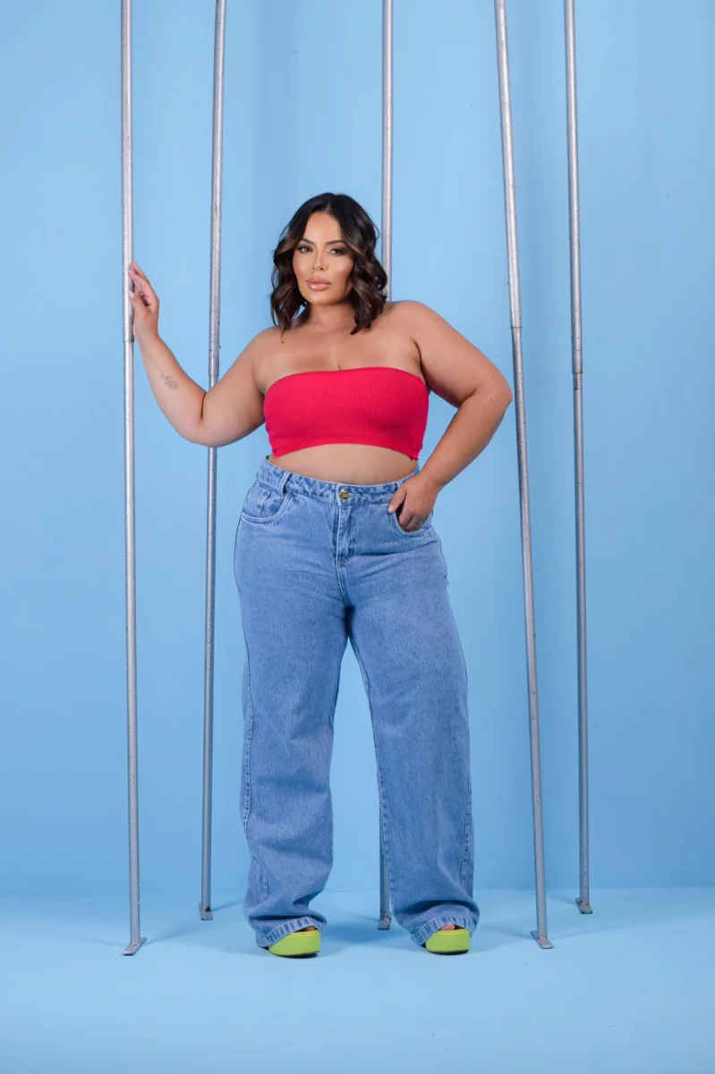 CALÇA WIDE LEG PLUS SIZE