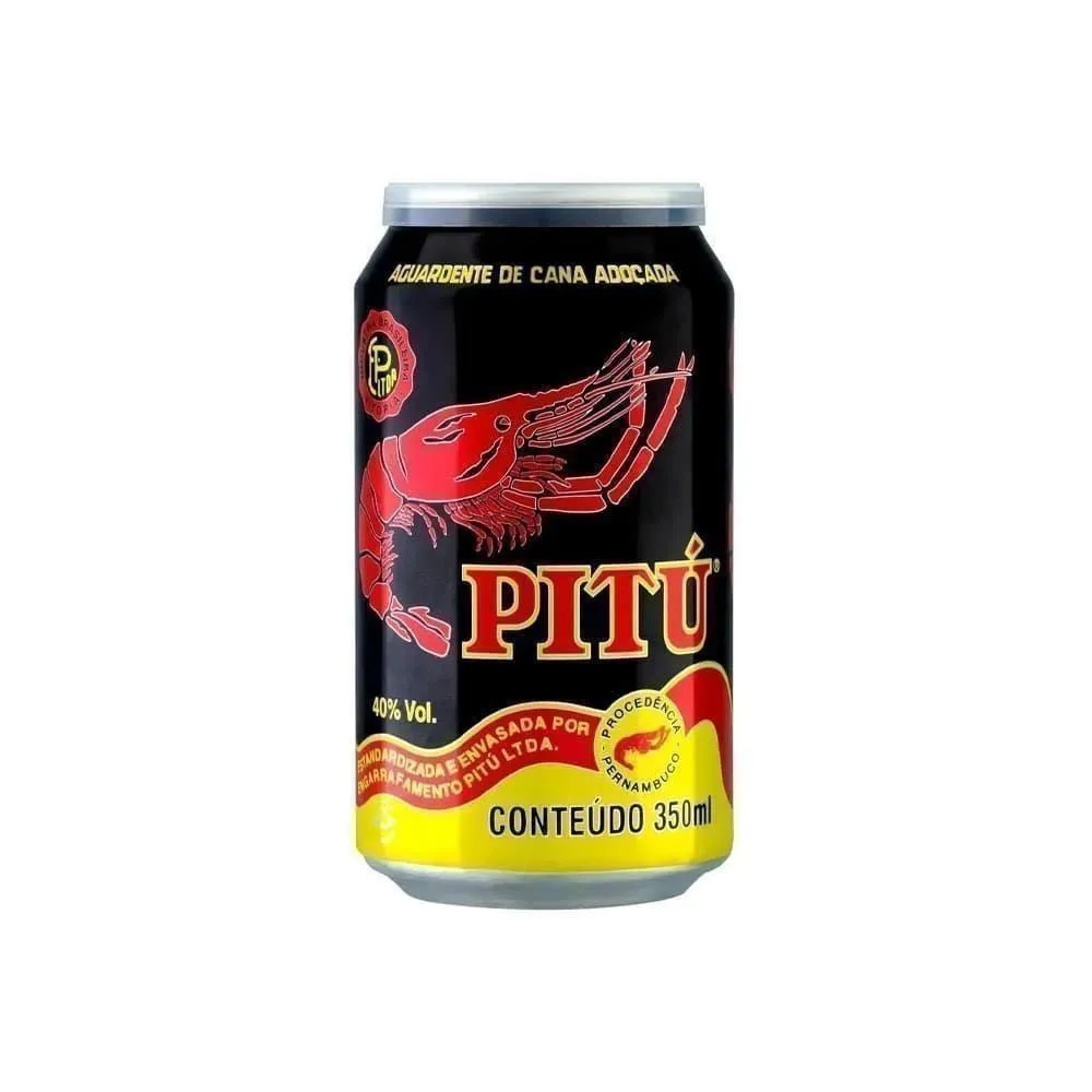 Cachaça Pitu Lata 350ml
