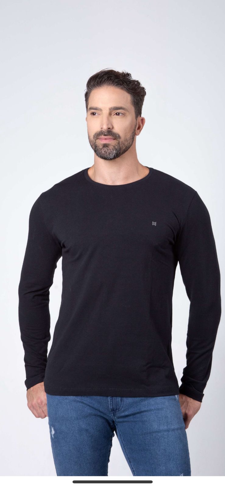 Camisa Básica manga longa Mioche