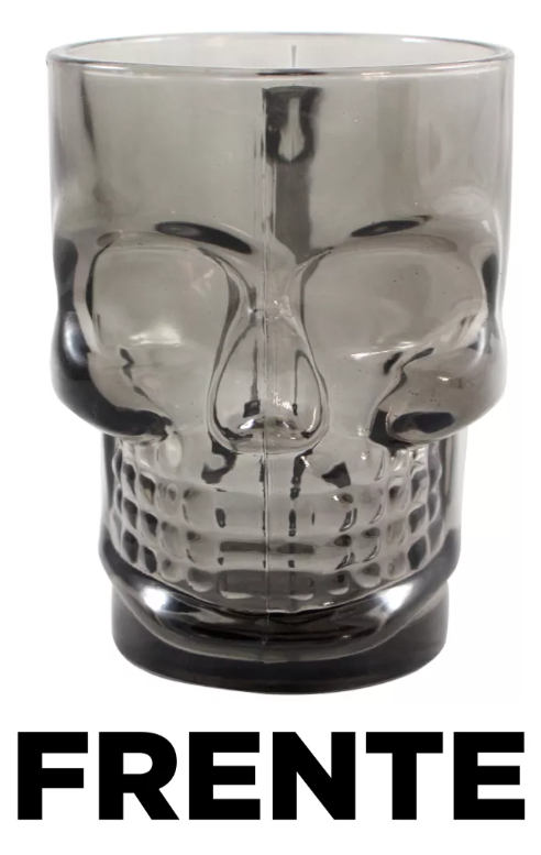 Caneca Fosca Caveira Aparência Congelada 510ml Lyor