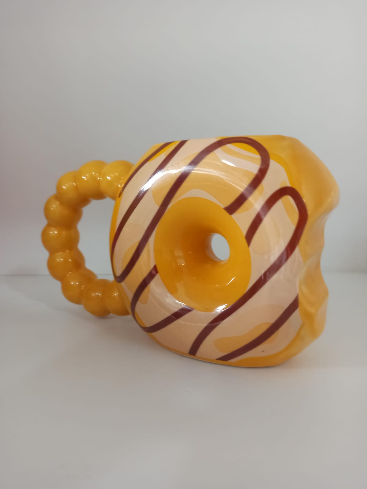 Caneca 3d Donuts Rosquinha Creme de chocolate Colecionável Temática