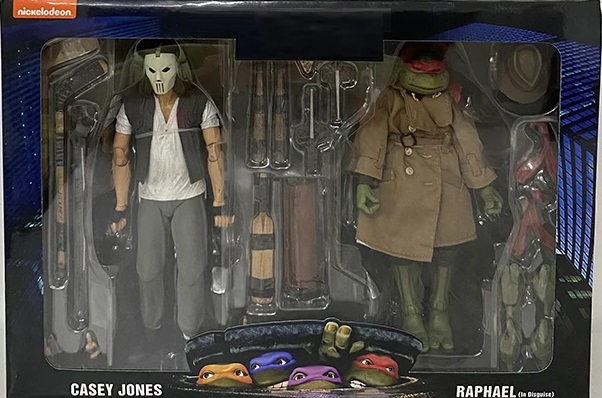 Casey Jones e Raphael 2-PACK - Tartarugas Ninjas - NECA