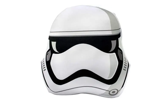 Almofada Micro Pérolas Formato Stormtrooper Star Wars