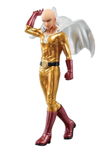 Figure One Punch Man - Saitama Cores Metalicas