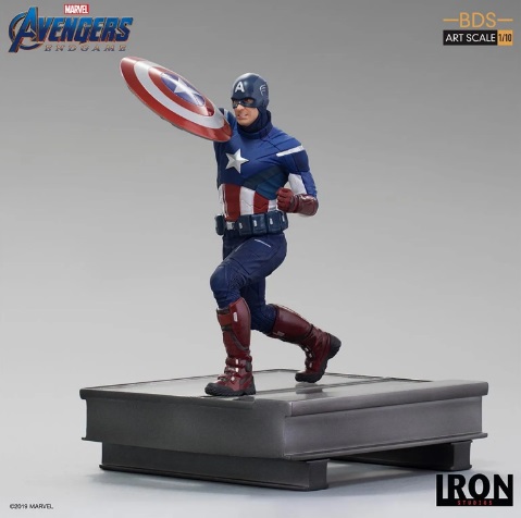 Estátua Captain America Battle of New York - Avengers: Endgame - 1/10 - Iron Studios