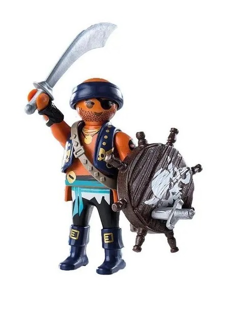 Playmobil - Playmo Friends - Pirata Com Escudo - Sunny