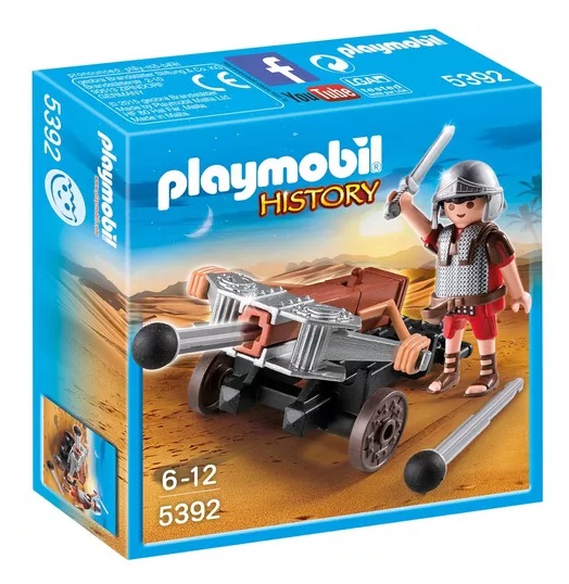 Soldado Romano com Besta - Império Romano History - Playmobil