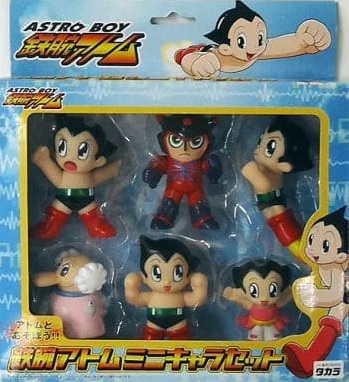 Astro Boy Conjunto com 6 peças 9cm Oficial