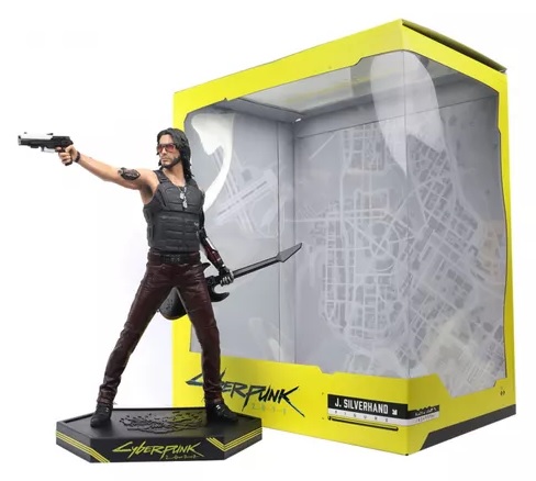 Estátua Johnny Silverhand Cyberpunk 2077 Dark Horse
