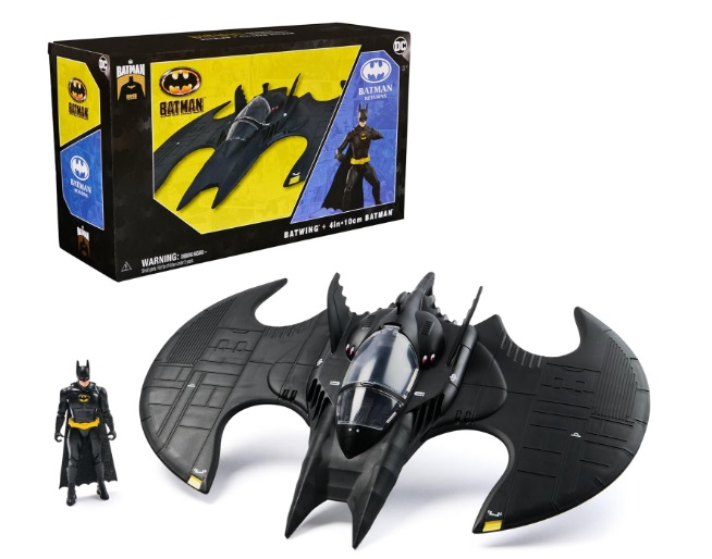 Batwing com figura do Batman de 4 polegadas, 1992 Batman Returns Edição limitada 85º aniversário