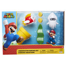 Super Mario - Underwater Diorama Set