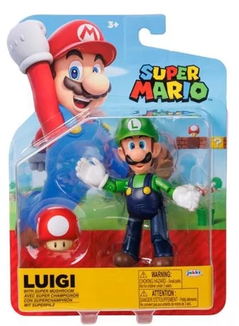 Super Mario Luigi 11 Cm - Jakks Pacific