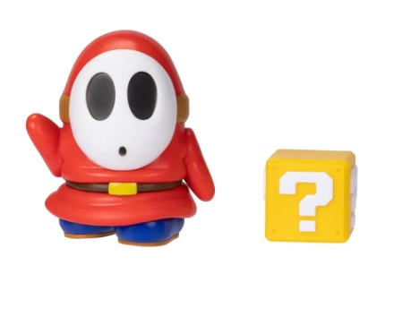 Shy Guy com cubo - Super Mário