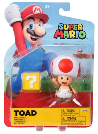 Toad com cubo  - Super Mário