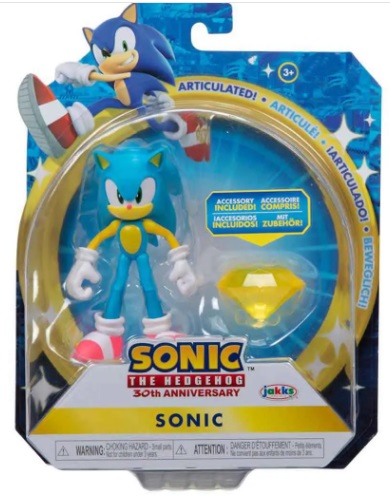 Boneco Articulado Sonic de 9cm