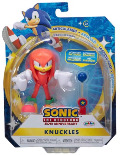 Boneco Articulado Knuckles de 9cm