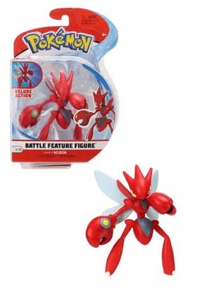 Figura Pokémon - Scizor - Battle Feature Figure - 09 cm - Sunny