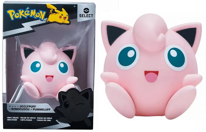Boneco Pokémon Figura Jigglypuff Select - Sunny
