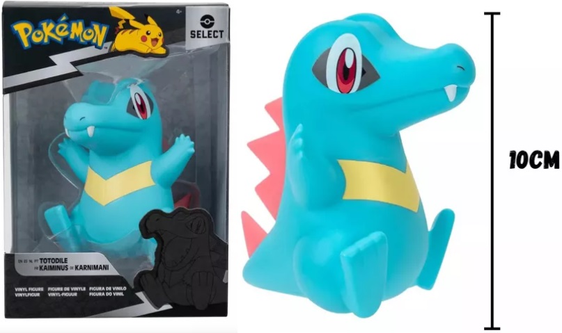 Boneco Pokémon Figura Totodile Select - Sunny
