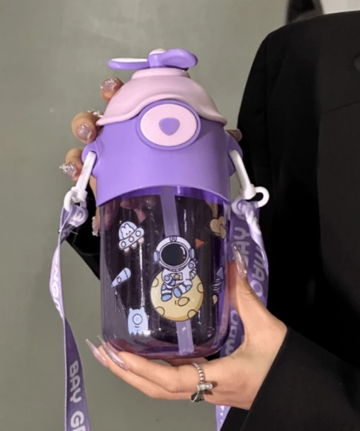 Garrafa com Alça Hélice - 550Ml (Imagem Ilustrativa)