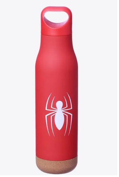 Garrafa Corky - Homem Aranha - base cortiça - 500ml