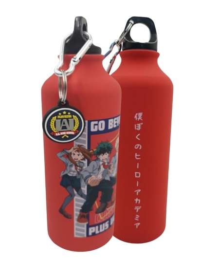 Garrafa Alumínio Boku No Hero Mosquetão