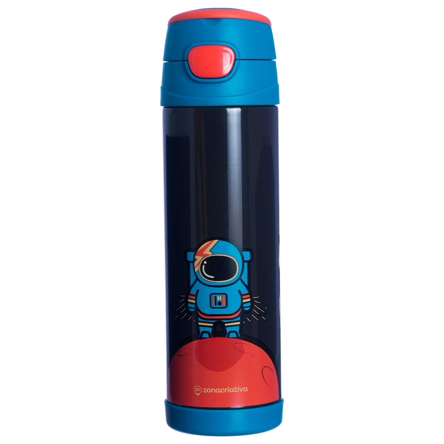 Garrafa Astronauta com Adesivos  500ml