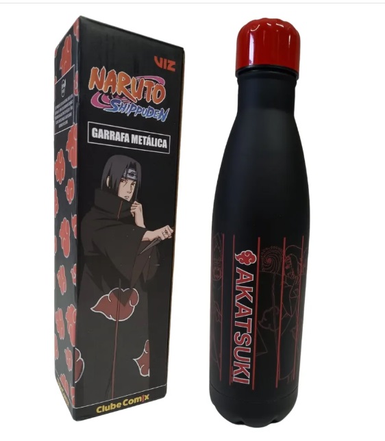 Garrafa Cantil Naruto Akatsuki 500ml