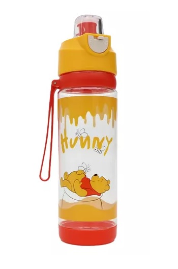 Garrafa Lock Ursinho Pooh Hunny 600 Ml Plástico Disney