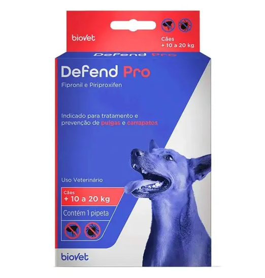 DEFEND PRO (CAES +10 A 20KG) - BIOVET 1 PIPETA (3060)