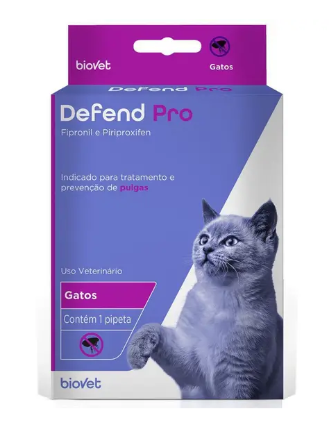 DEFEND PRO GATOS - BIOVET 1 PIPETA (3062)