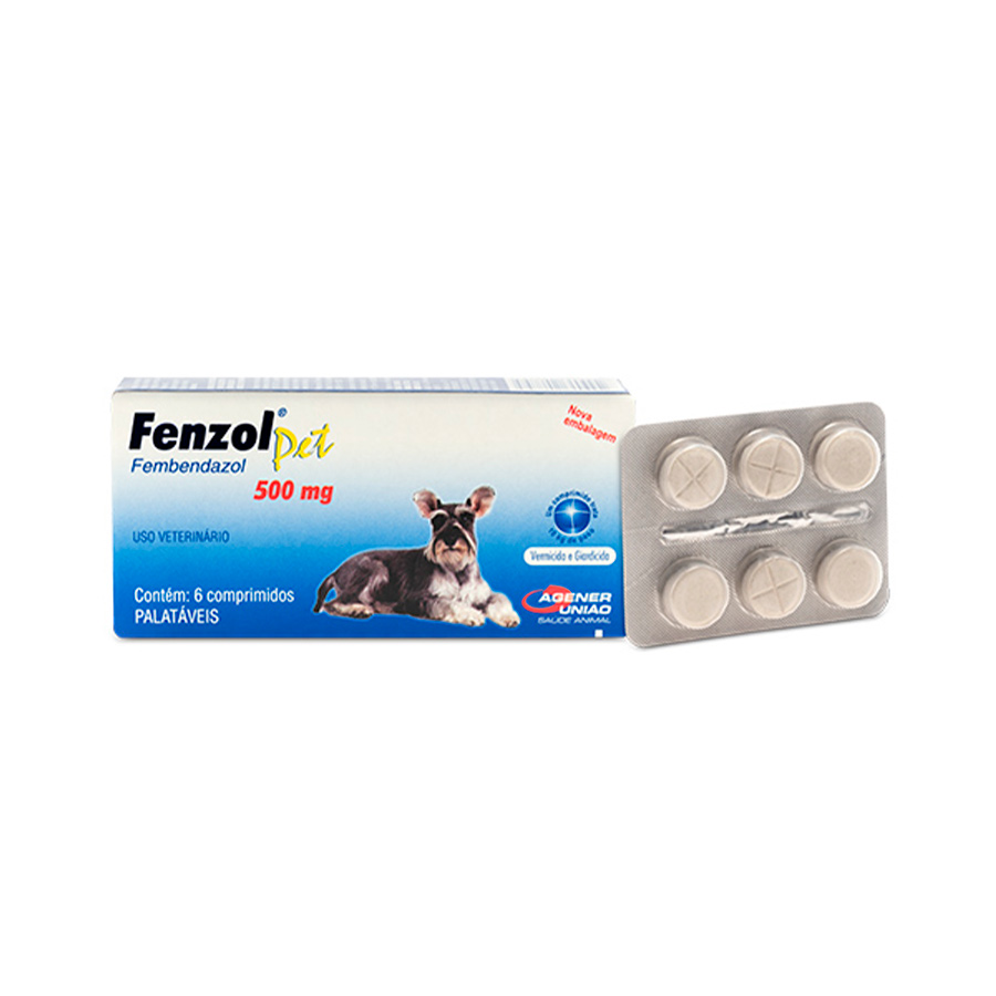 FENZOL PET 500 MG - AGENER UNIAO 6 COMP (3342)