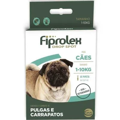 FIPROLEX CAES (1 - 10KG) DROP SPOT - CEVA 1 PIPETA (1826)