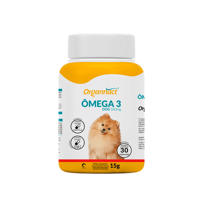 OMEGA 3 DOG 500MG - ORGANNACT 15G (2894)