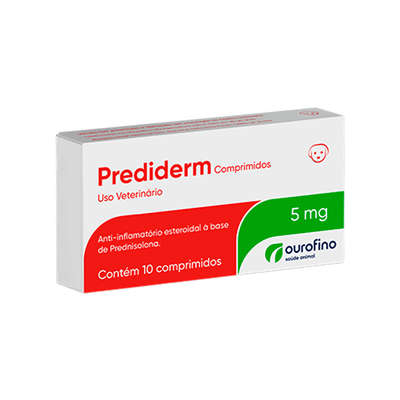 PREDIDERM 5MG - OUROFINO 10 COMP (557)
