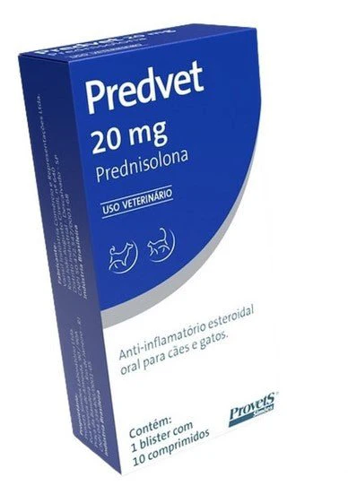 PREDNISOLONA 20MG - PROVETS 10 COMP (5)