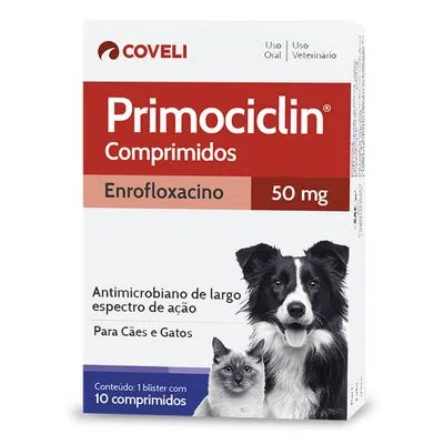 PRIMOCICLIN 50MG - COVELI 10 COMPR (2027)