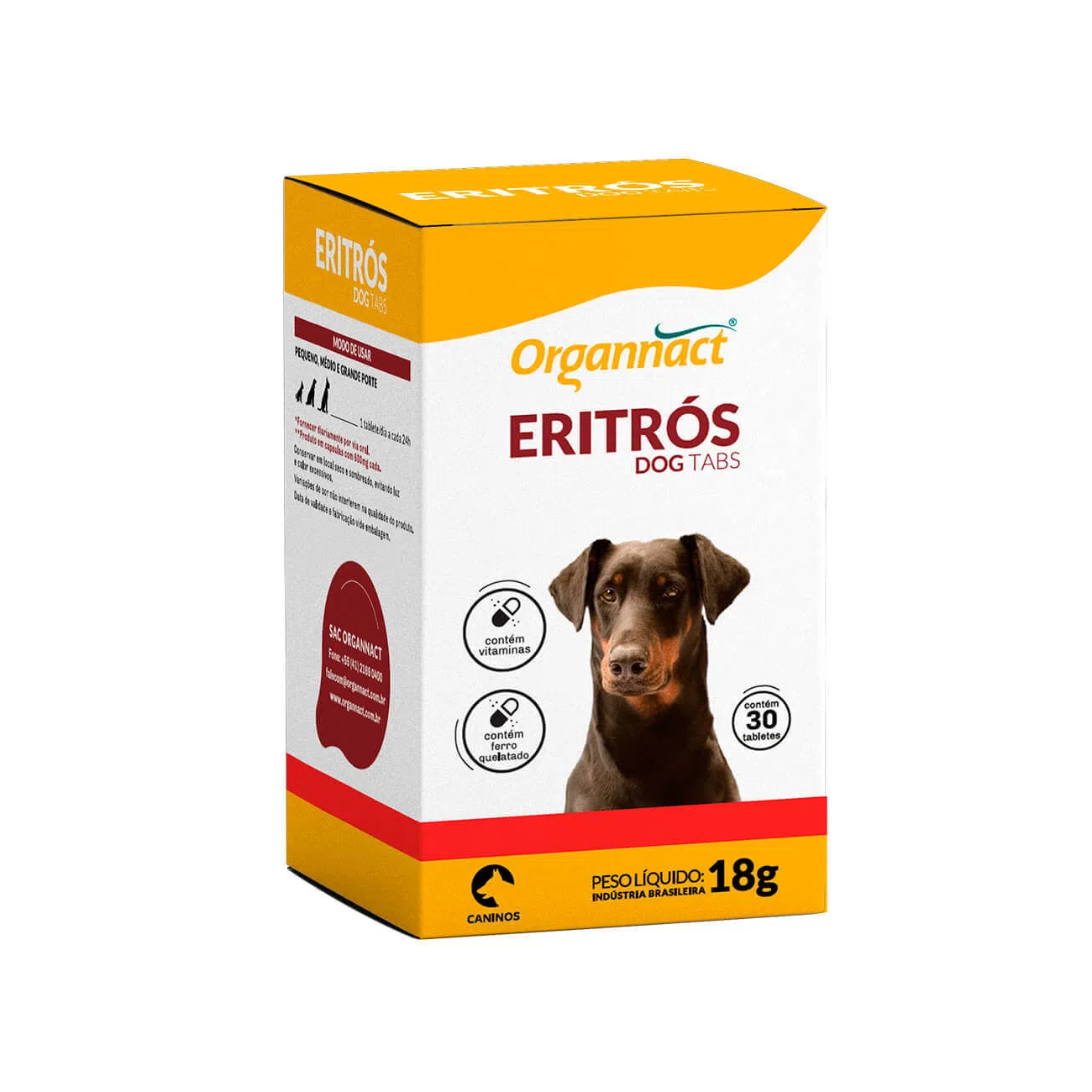ERITROS DOG TABS - ORGANNACT 18G (3322)