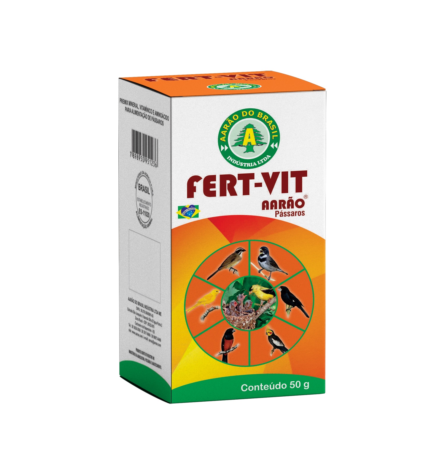 FERT-VIT - AARAO DO BRASIL 50G (1278)