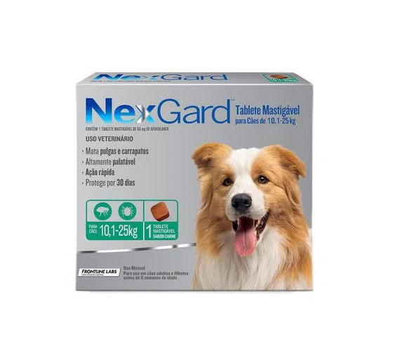 NEXGARD 10,1 - 25 KG - MERIAL 1 COMP (1285)