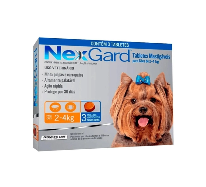 NEXGARD 2 - 4 KG - MERIAL 1 COMP (1283)