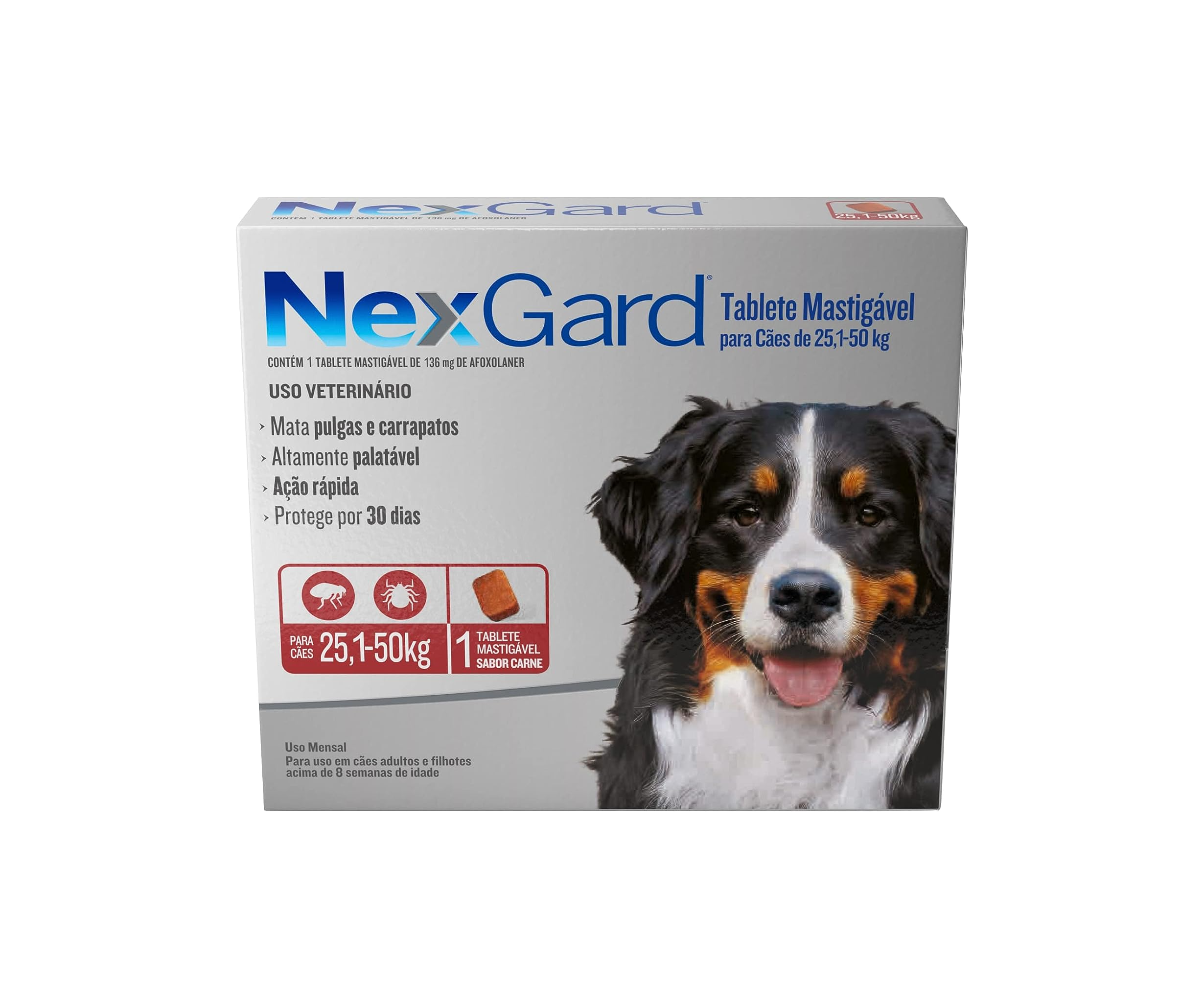 NEXGARD 25,1 - 50 KG - MERIAL 1 COMP (1510)
