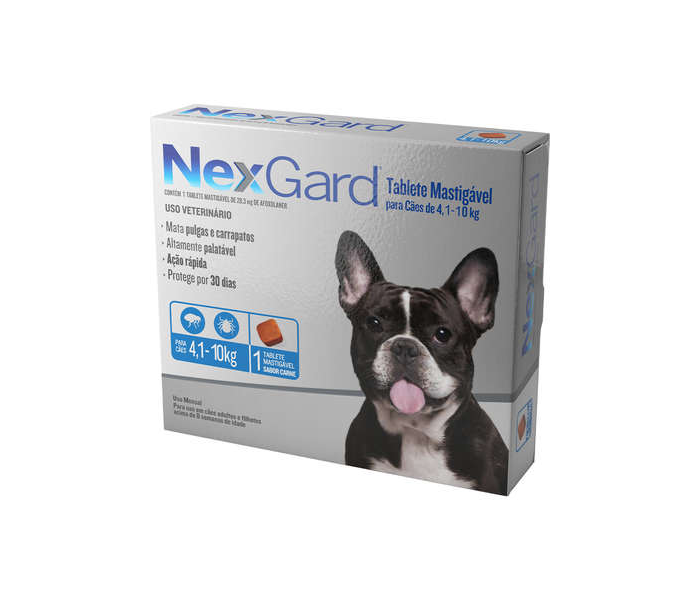 NEXGARD 4,1 - 10 KG - MERIAL 1 COMP (1284)