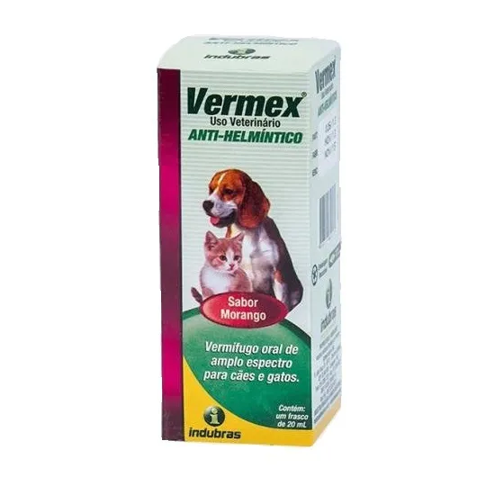 VERMEX ANTI-HELMINTICO - INDUBRAS 20ML (53)