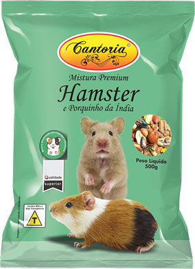 RAÇÃO HAMSTER E ROEDORES - CANTORIA 500G (197)