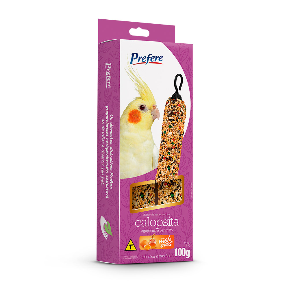 BASTAO SEMENTES P/ CALOPSITAS - PREFERE 2 UNID (1948)