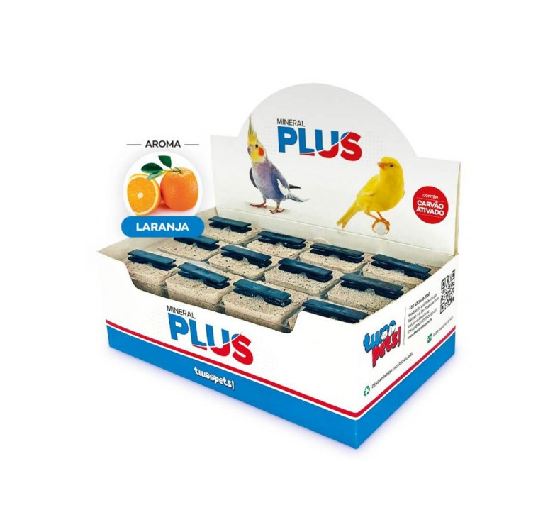 CALCIO BLOCO ( VARIOS SABORES) - MINERAL PLUS TWOOPETS 1 UNID. (3287)