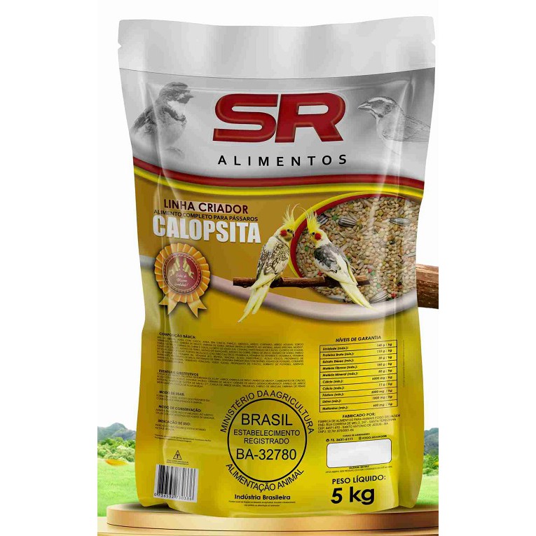 CALOPSITA (LINHA CRIADOR) - SR ALIMENTOS 500G (764)