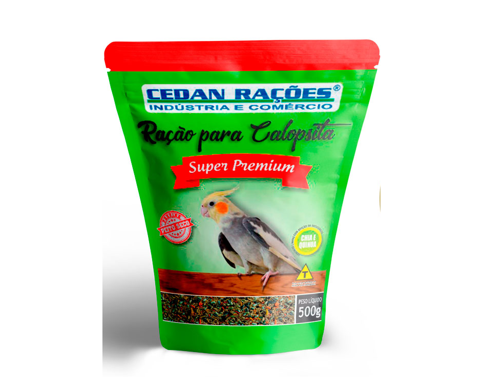CALOPSITA SUPER PREMIUM - CEDAN RACOES 500G (2561)
