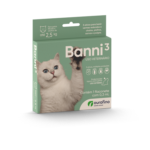 BANNI3 (ATE 2,5KG) - OUROFINO 0,3ML (1757)